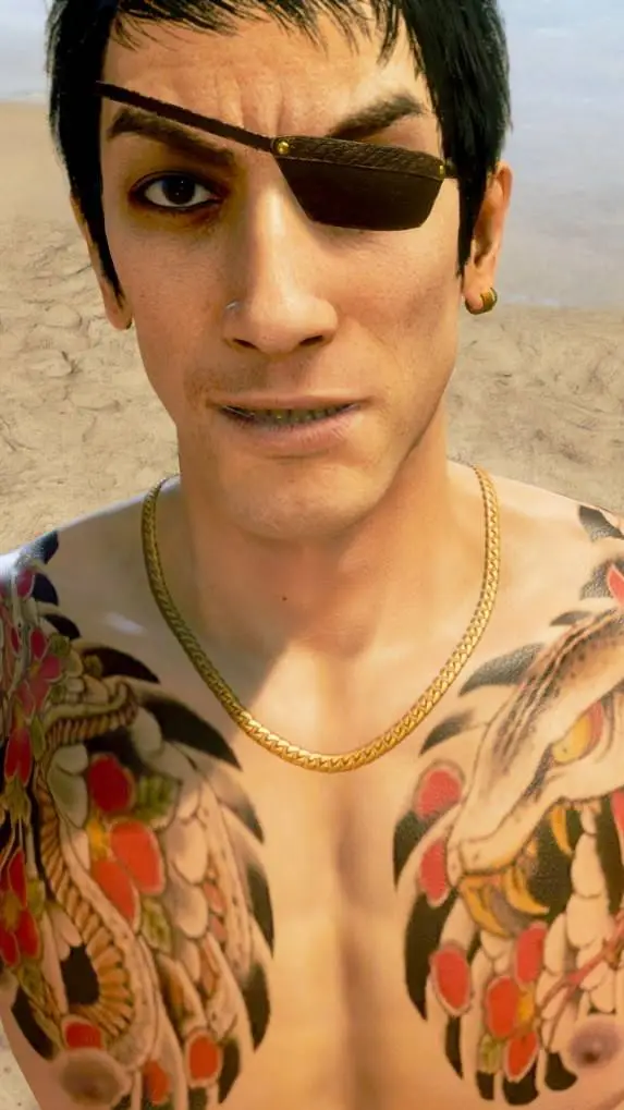 ai character: Goro Majima  background