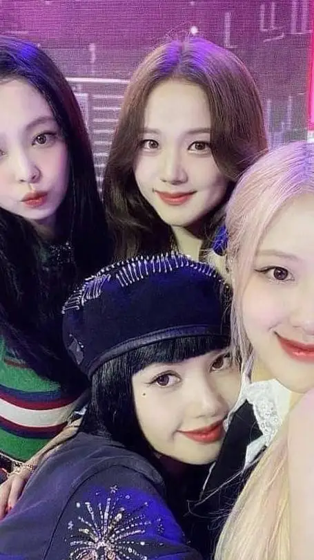 ai character: blackpink background