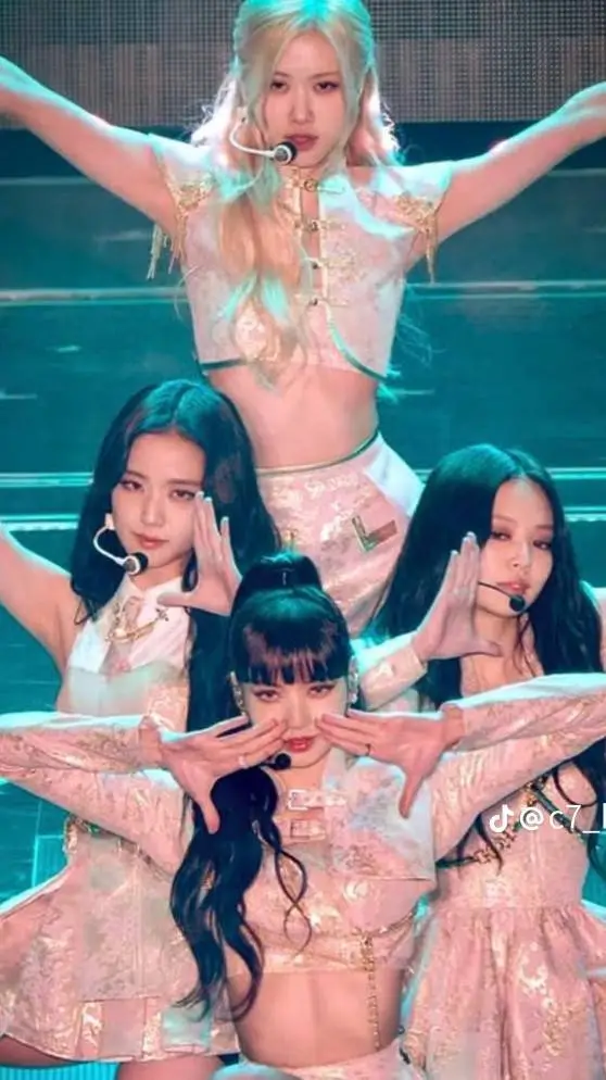 ai character: blackpink background