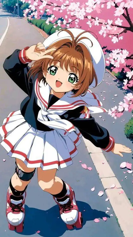 ai character: Sakura Kinomoto background