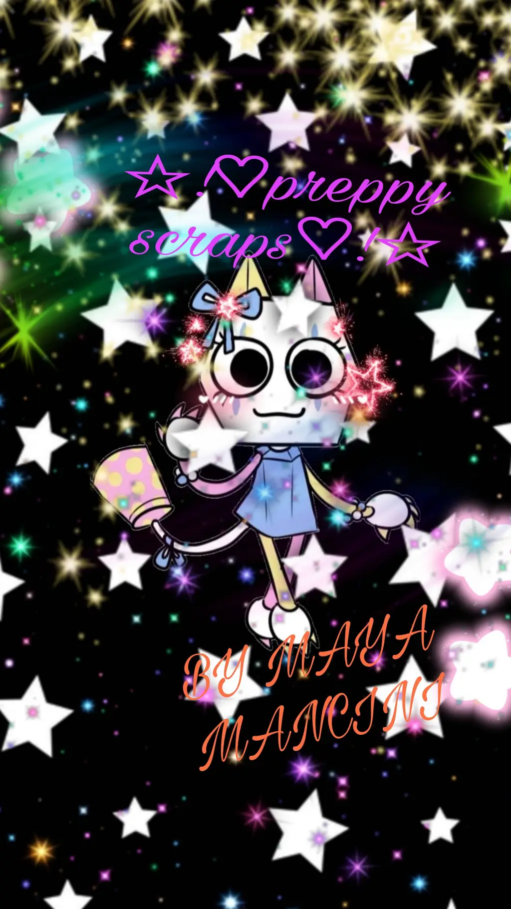 ai character: ☆preppy scraps!☆ background