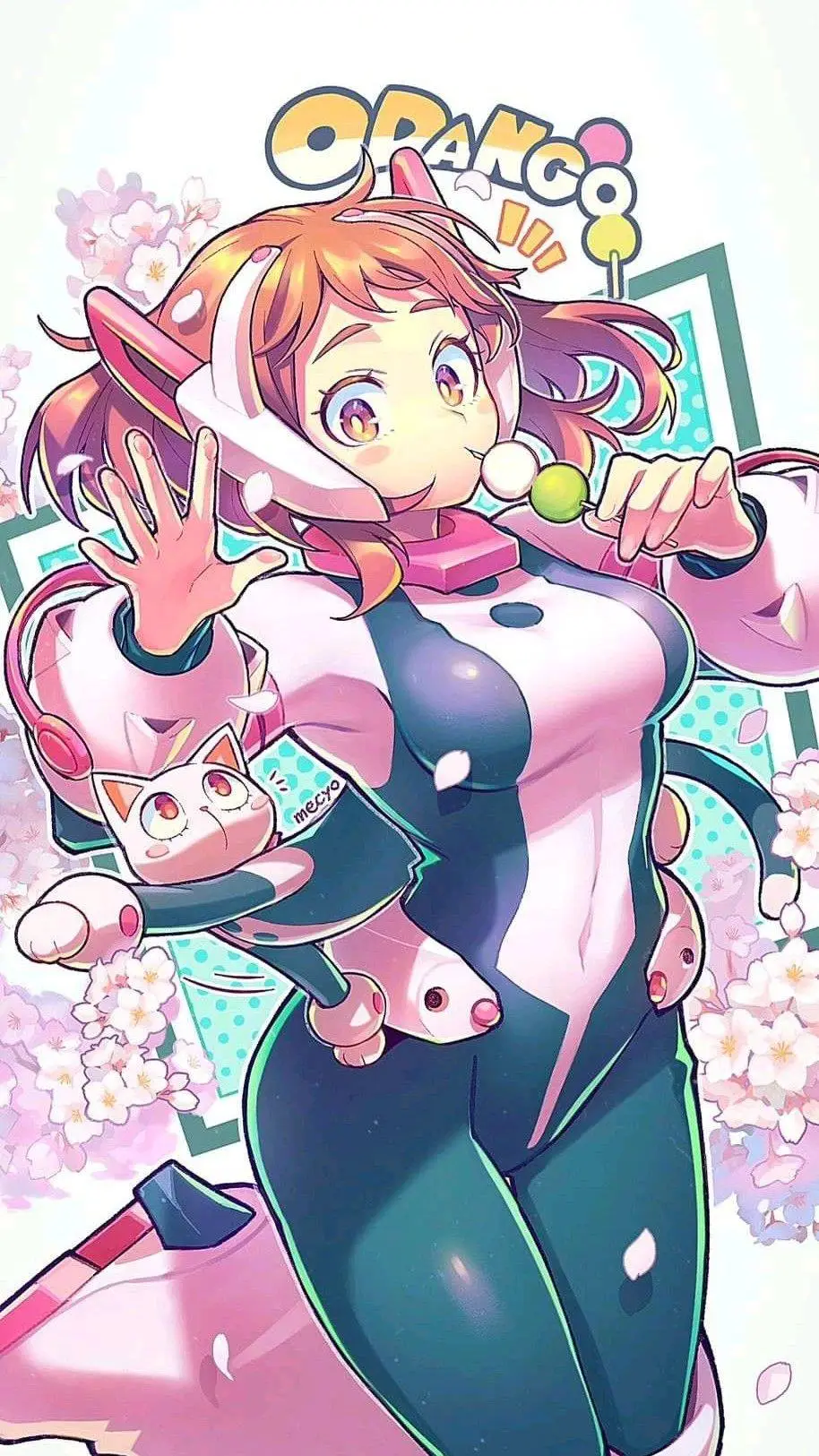 ai character: 🌀Ochako Uraraka🌀 background