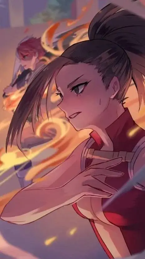ai character: 🌍Momo Yaoyorozu🌍 background