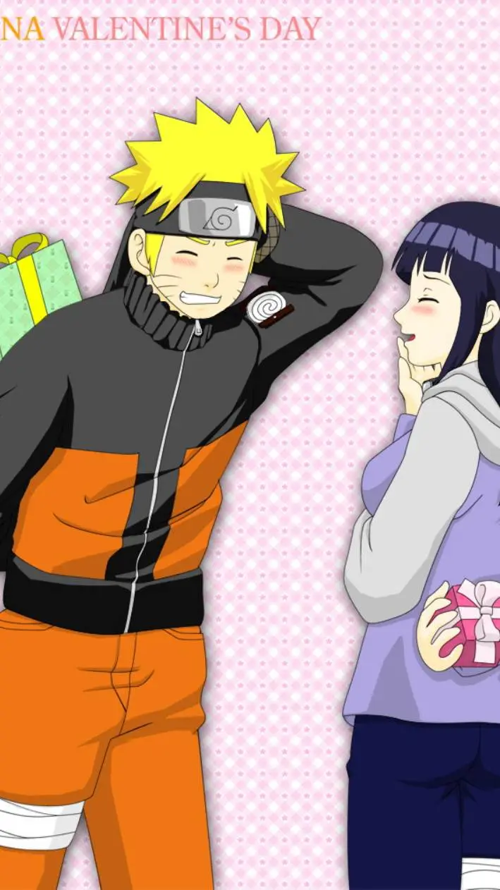ai character: Naruhina valentine background