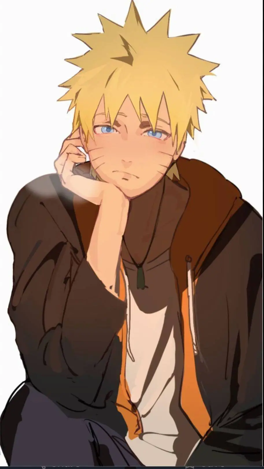 ai character: sasunaru modern au background