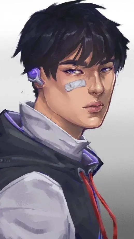 ai character: Iso background