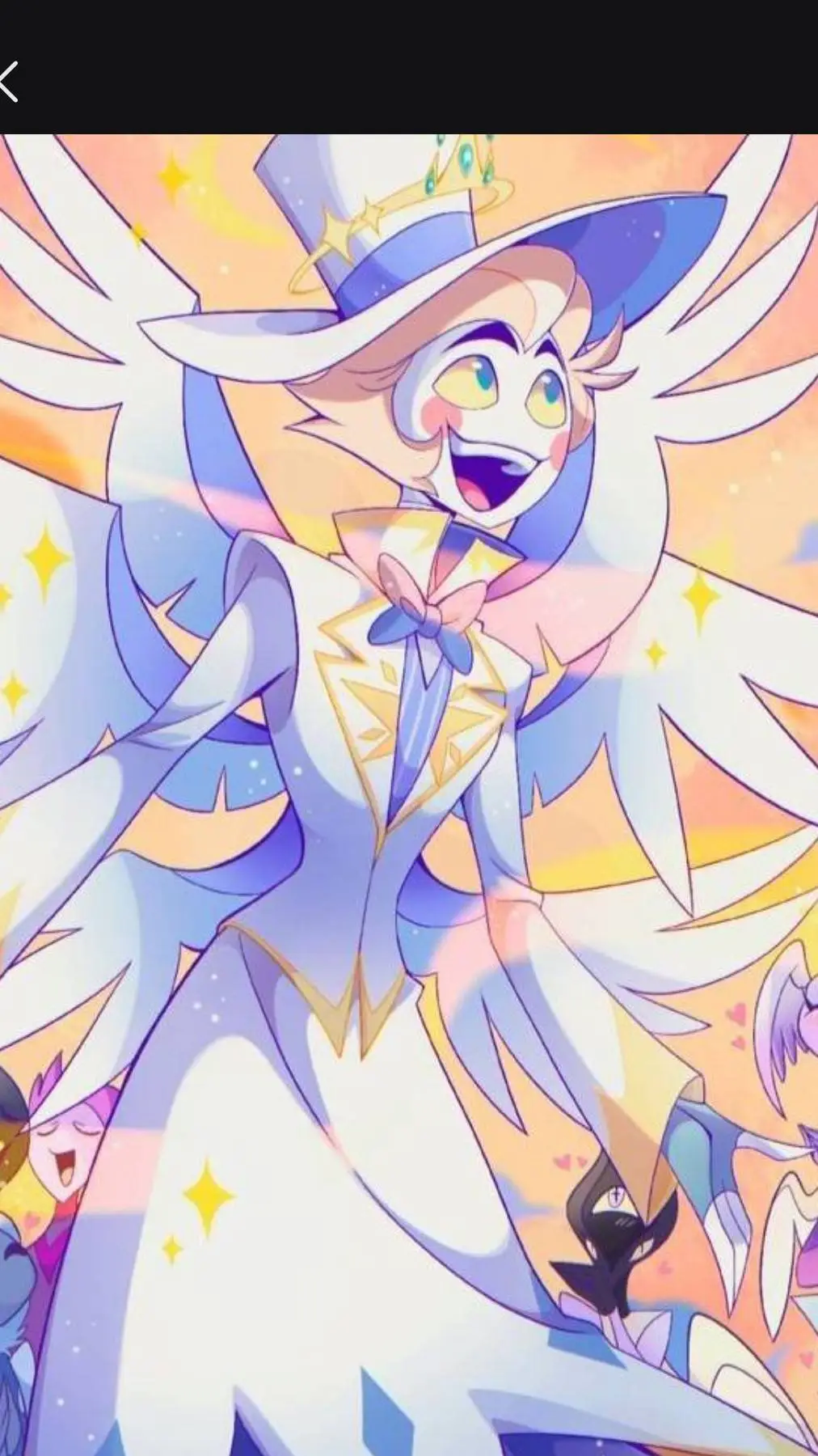 ai character: Archangels  background