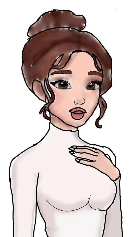 ai character: adult Lana <3 background