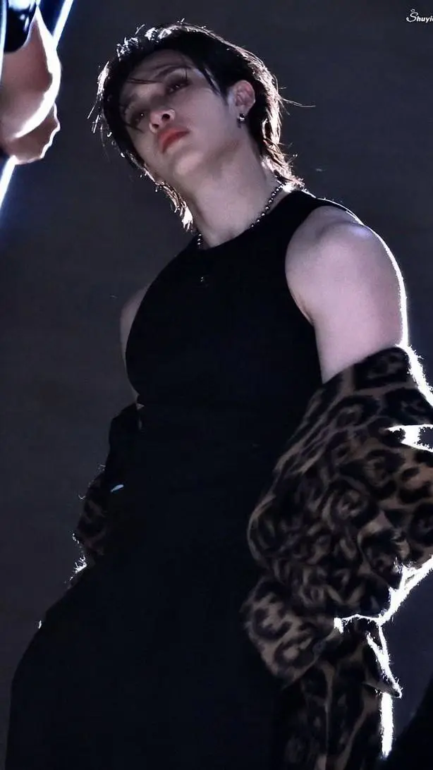 ai character: Bangchan and berry background