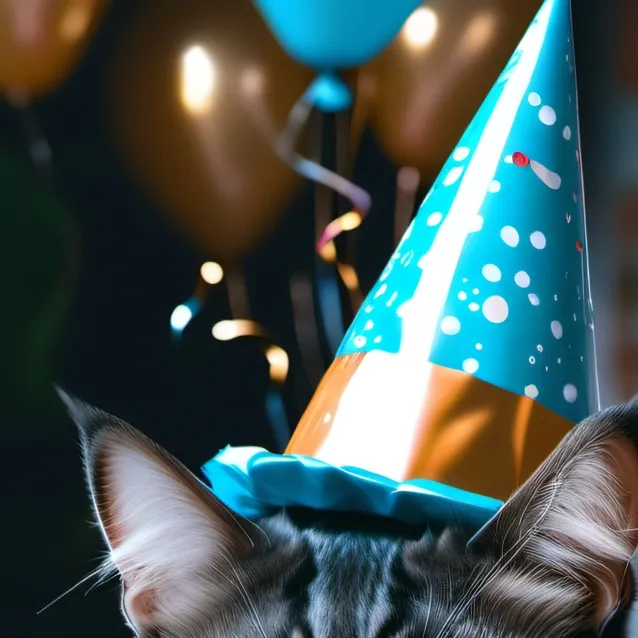 chat with ai character: birthday cat 