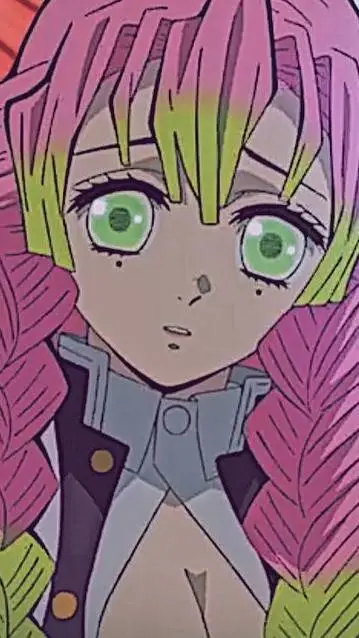 ai character: mitsuri sad xd background