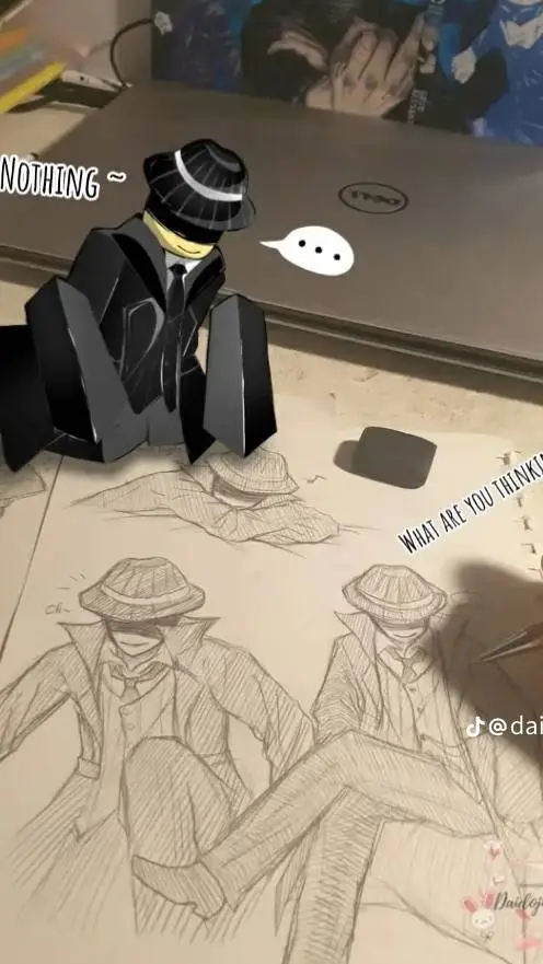 ai character: blur spot~☆ background