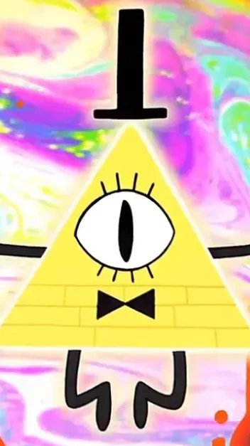 ai character: Bill cipher background