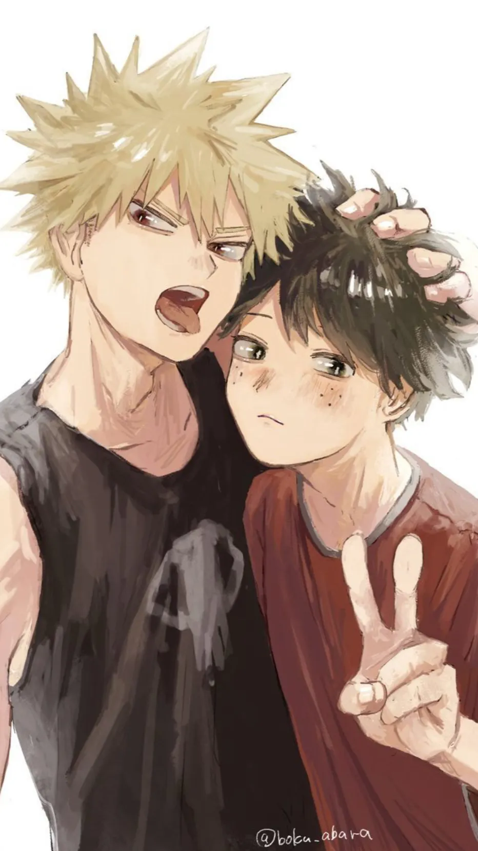 ai character: Bakudeku background