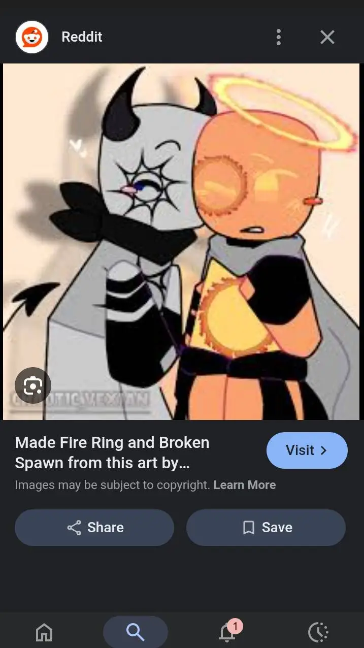ai character: fire ring  background
