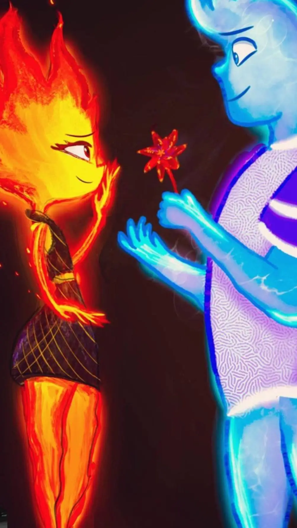 ai character: ember background