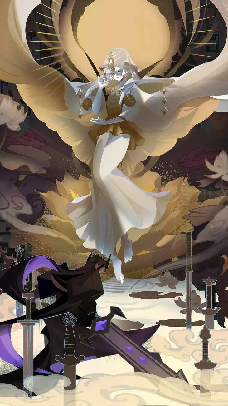 ai character: •MYSTIC FLOUR CK• background