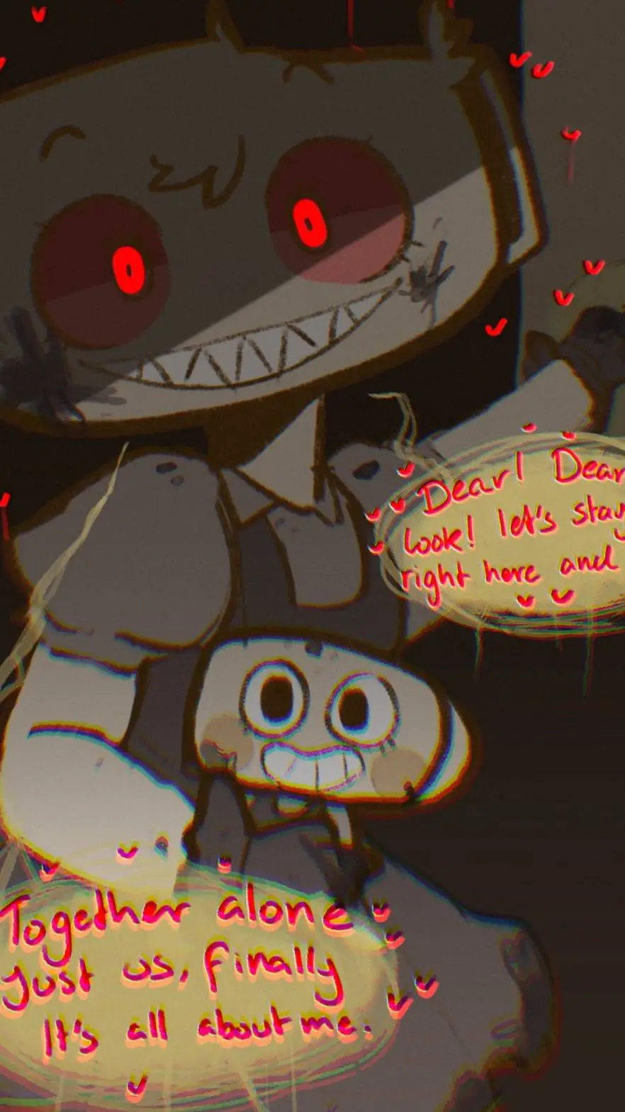 ai character: shelly but... background