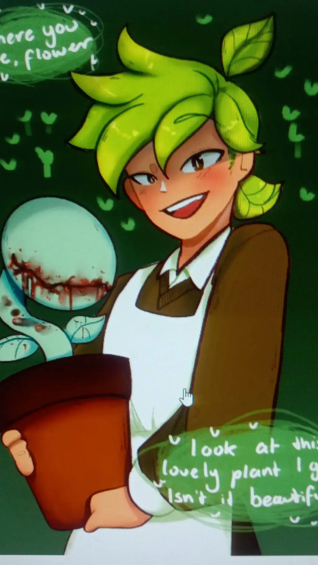 ai character: herb cookie  (yan) background