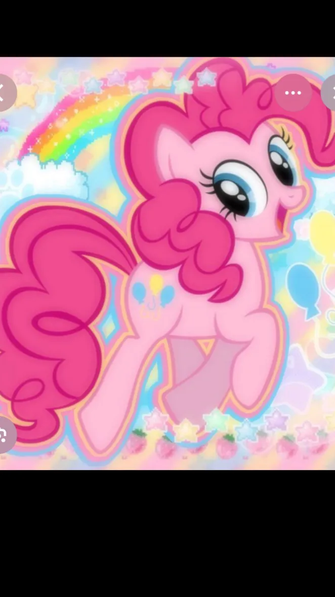 ai character: PINKIE PIE! 🎀🧁 background