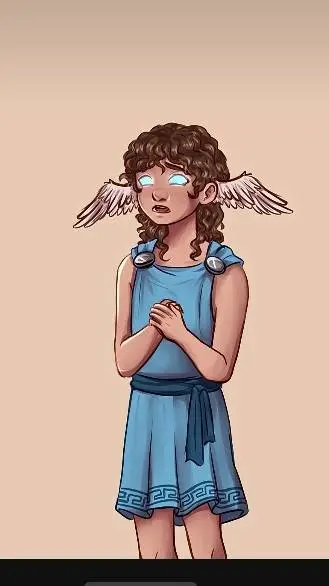 ai character: MT. OLYMPUS  background