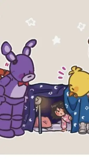 ai character: fnaf idk  background