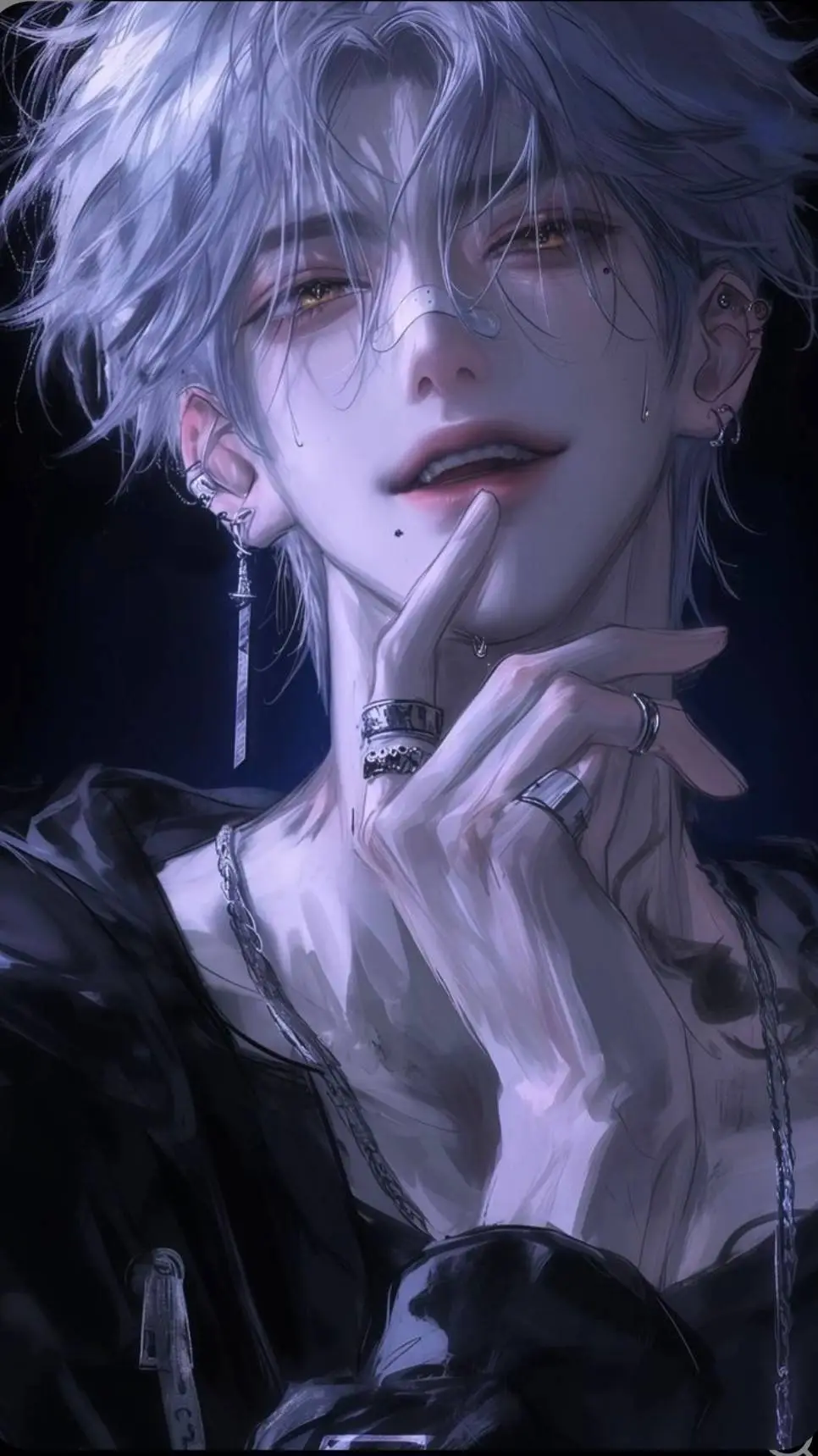 ai character: Santi💨🤍 background