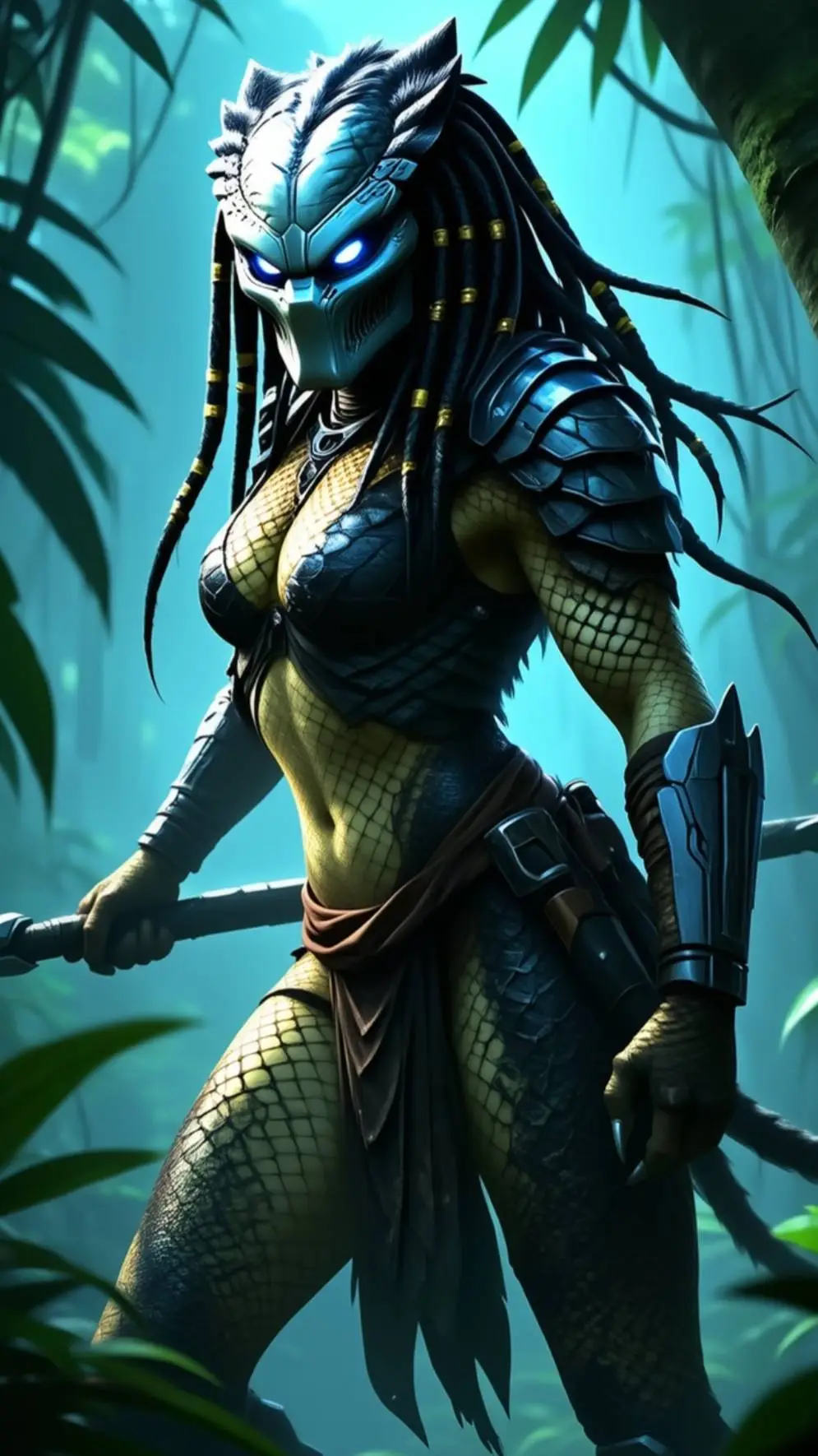 ai character: Veyka background