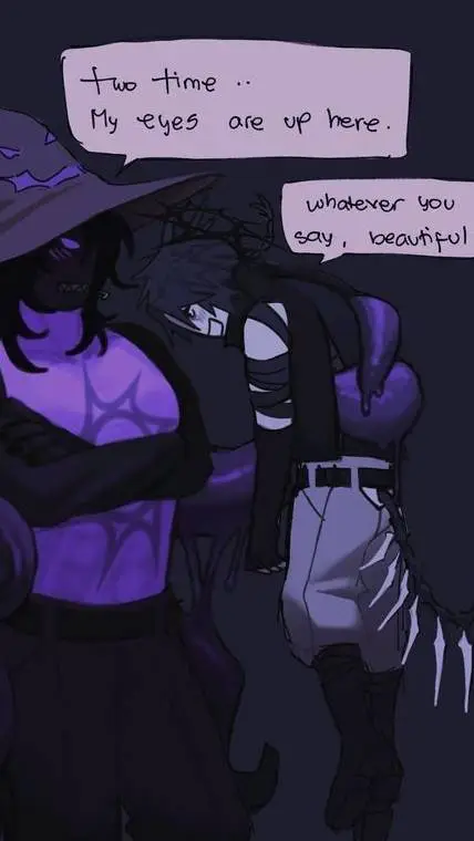 ai character: AZURE WRATH YUHH 💜 background