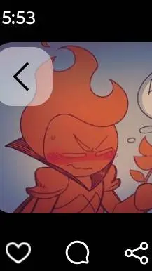 ai character: Fire Spirit Cookie background