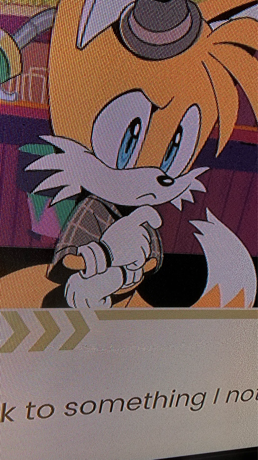 ai character: Tails background