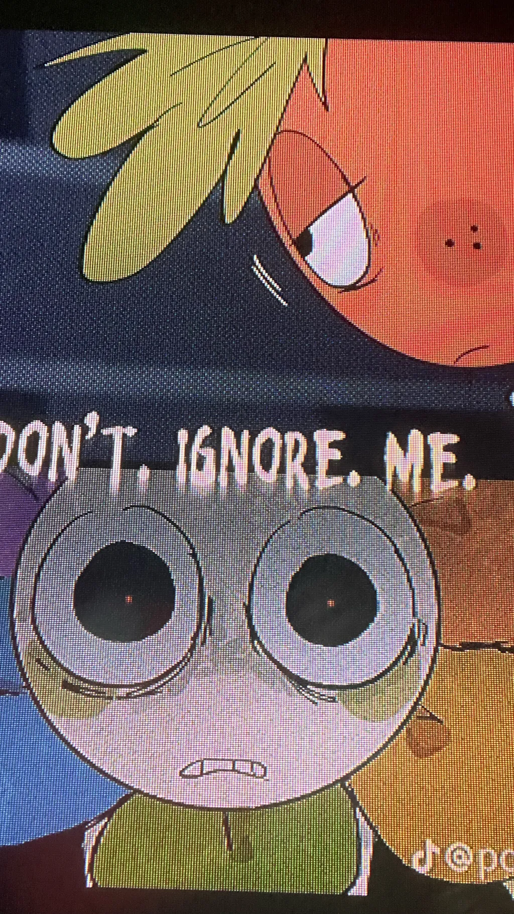 ai character: Dandy vs sprout background