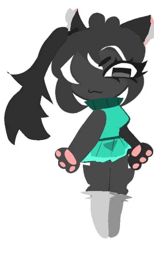 ai character: Nika! (my dw oc:3) background