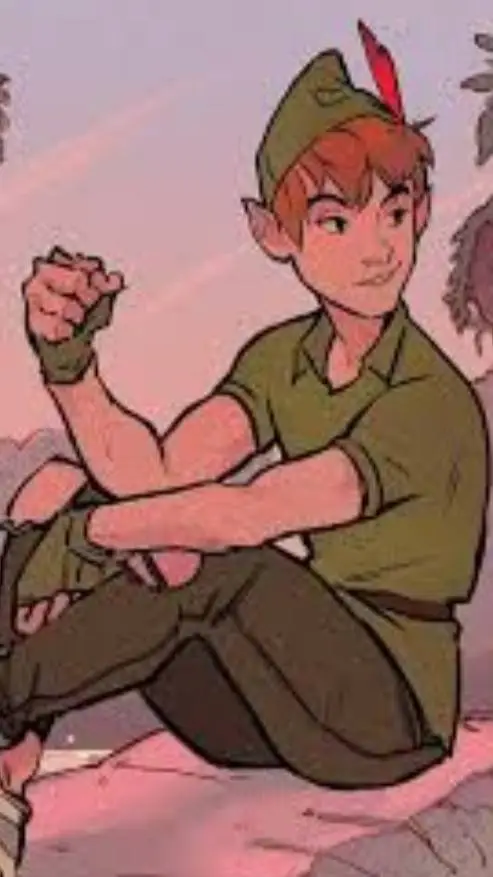 ai character: Peter Pan background