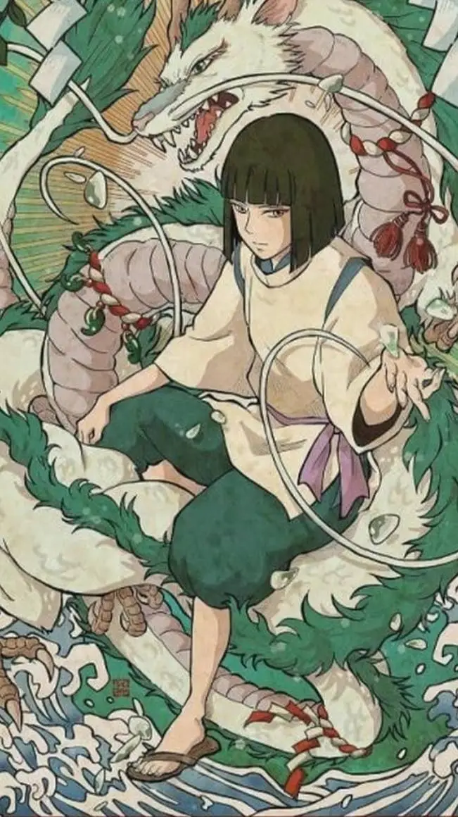 ai character: Haku background