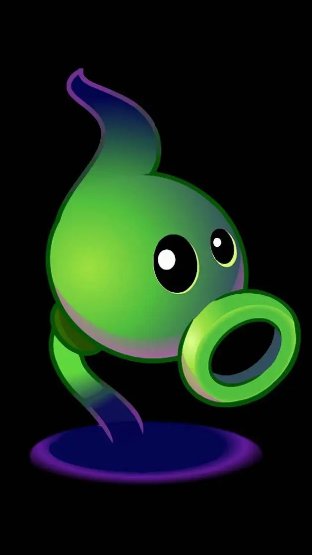 ai character: Shadow peashooter  background