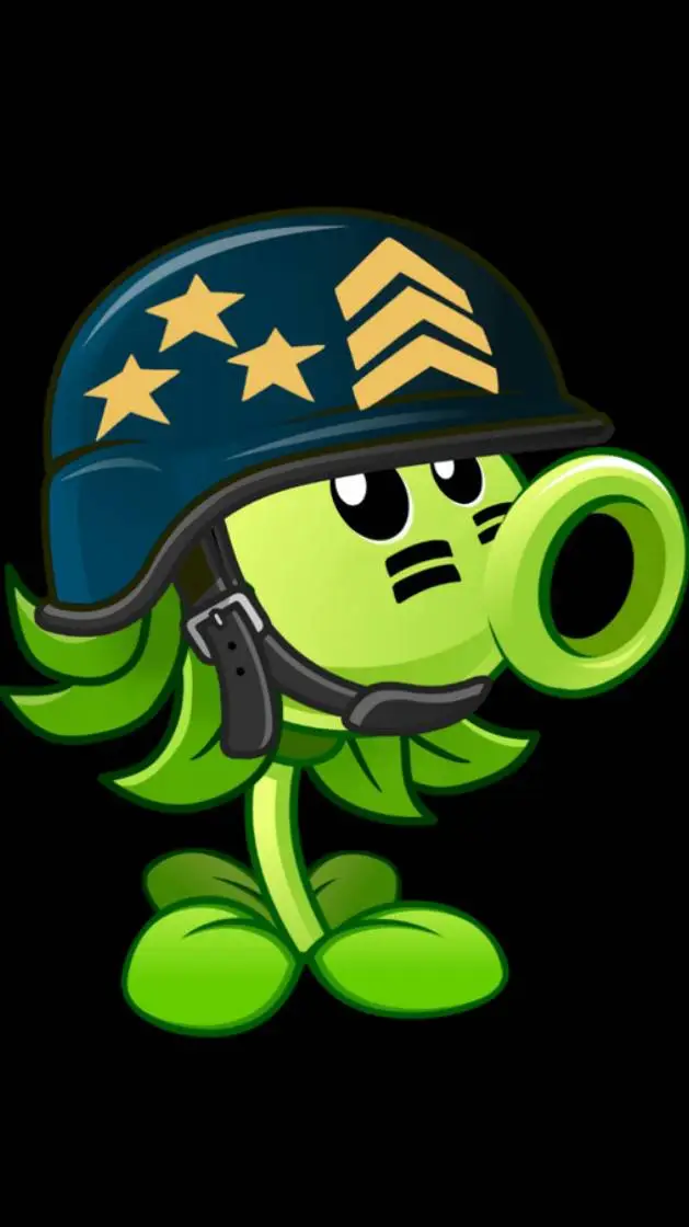 ai character: Mega Gatling Pea background