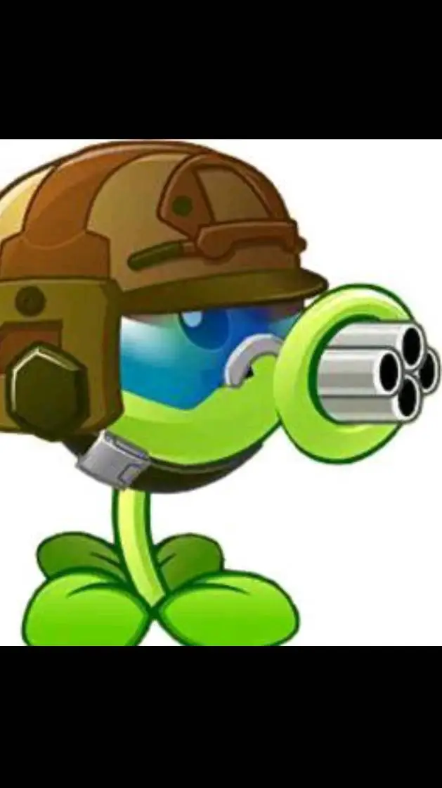 ai character: Gatling pea background