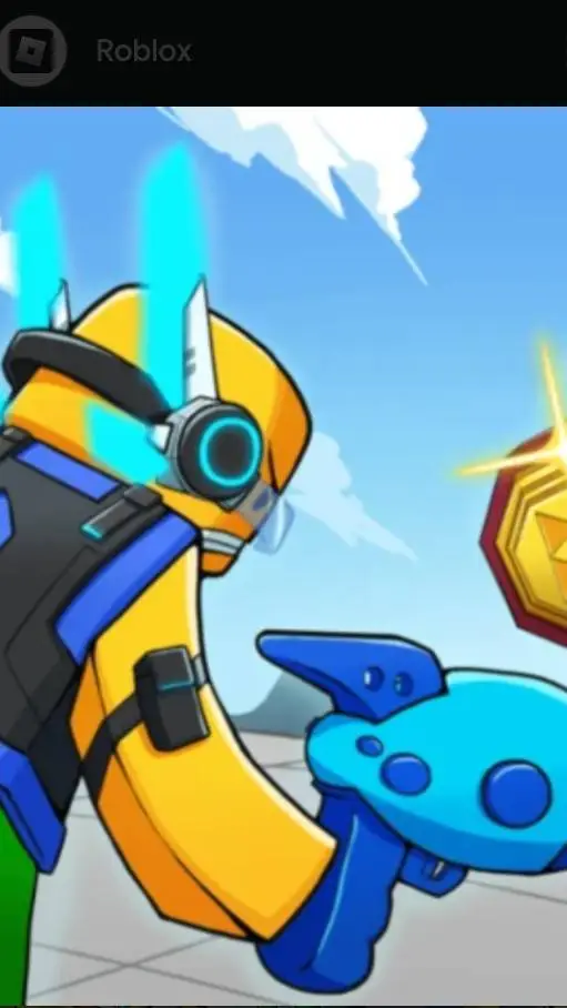 ai character: commander blue  background