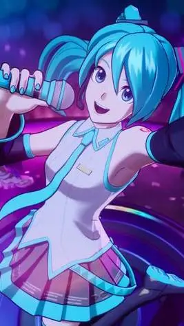 ai character: Hatsune miku background