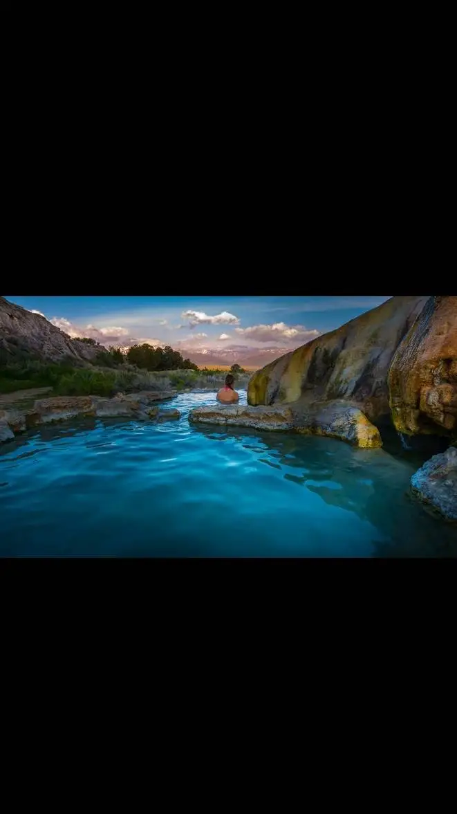 ai character: MHA hot springs  background