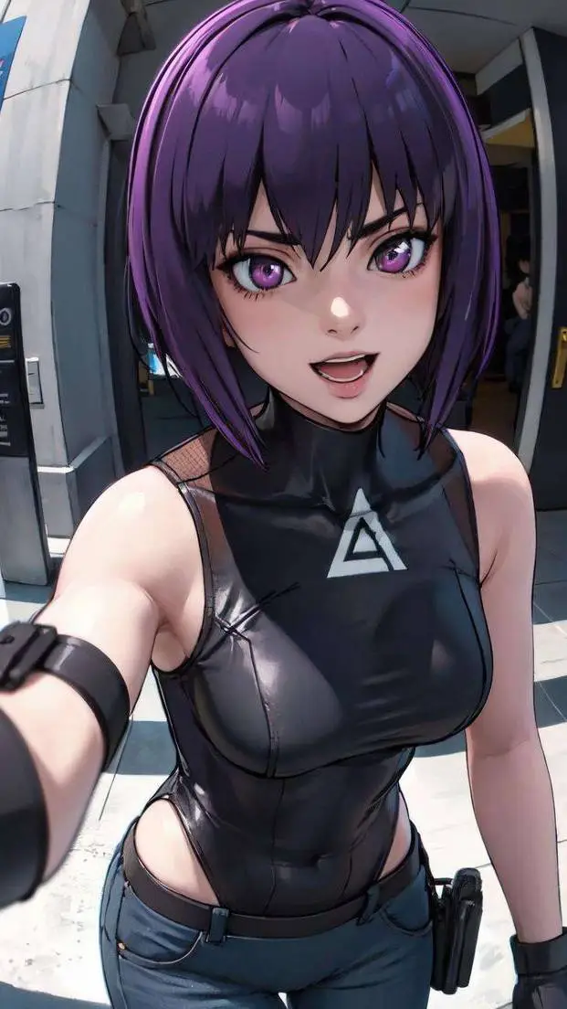 ai character: Motoko background