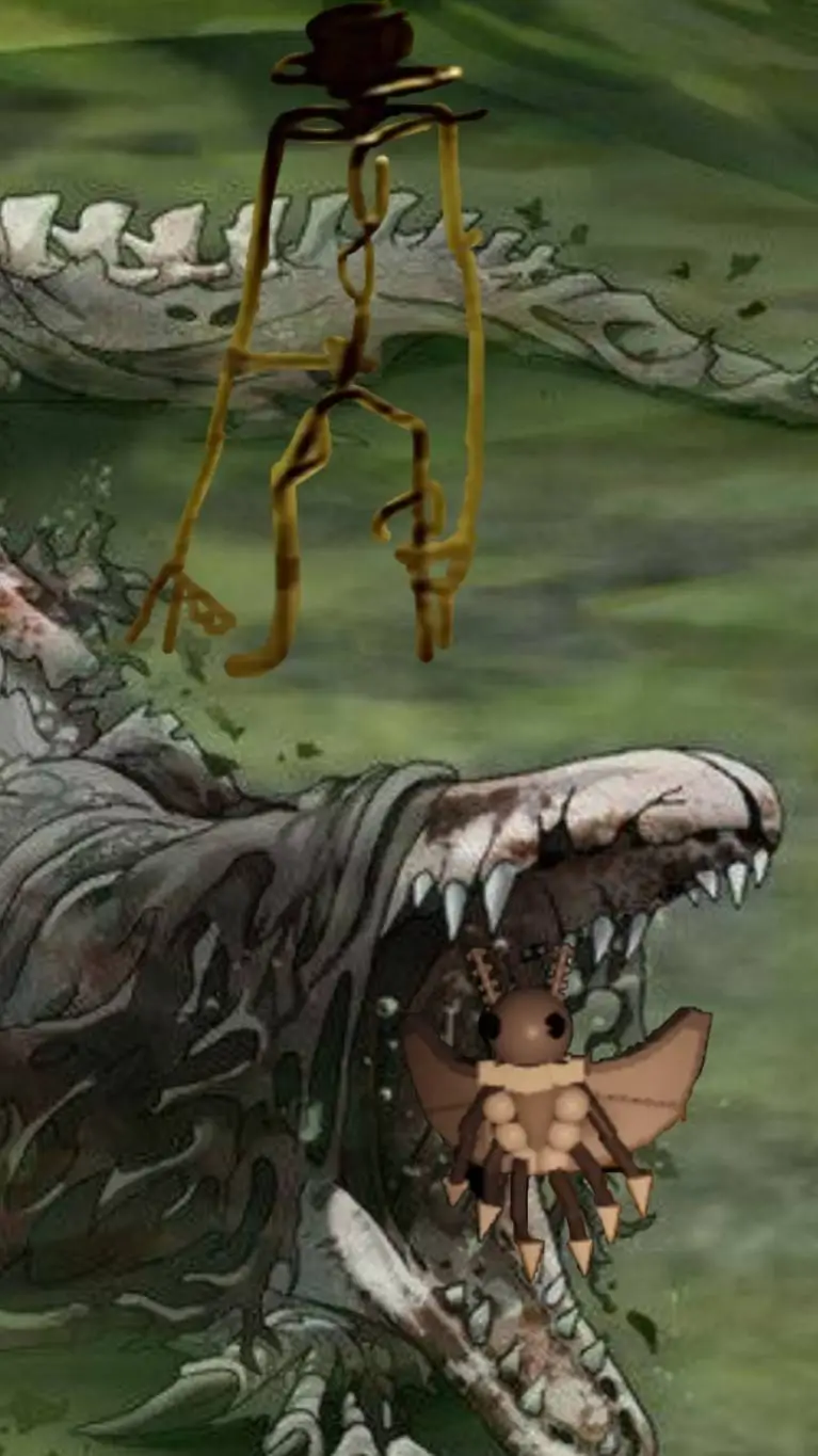 ai character: scp vs backrooms background