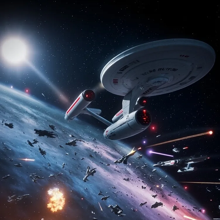 chat with ai character: Space battle part2