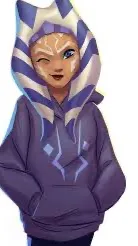 ai character: Ashoka Tano  background