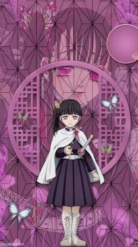ai character: Kanao vs Douma  background