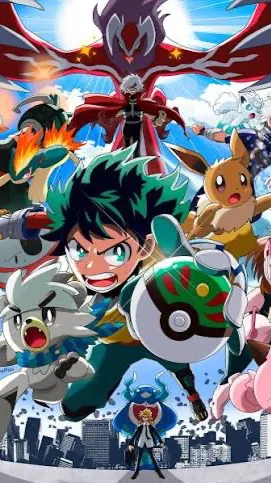 ai character: Mha Pokémon  background