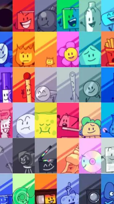 ai character: bfdi background