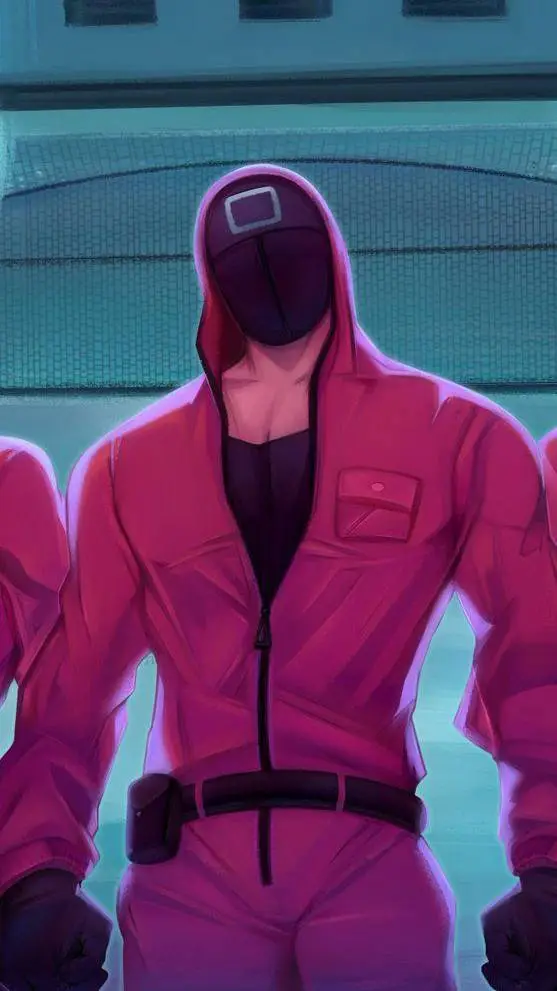 ai character: 🔫Squidgame guys💋 background
