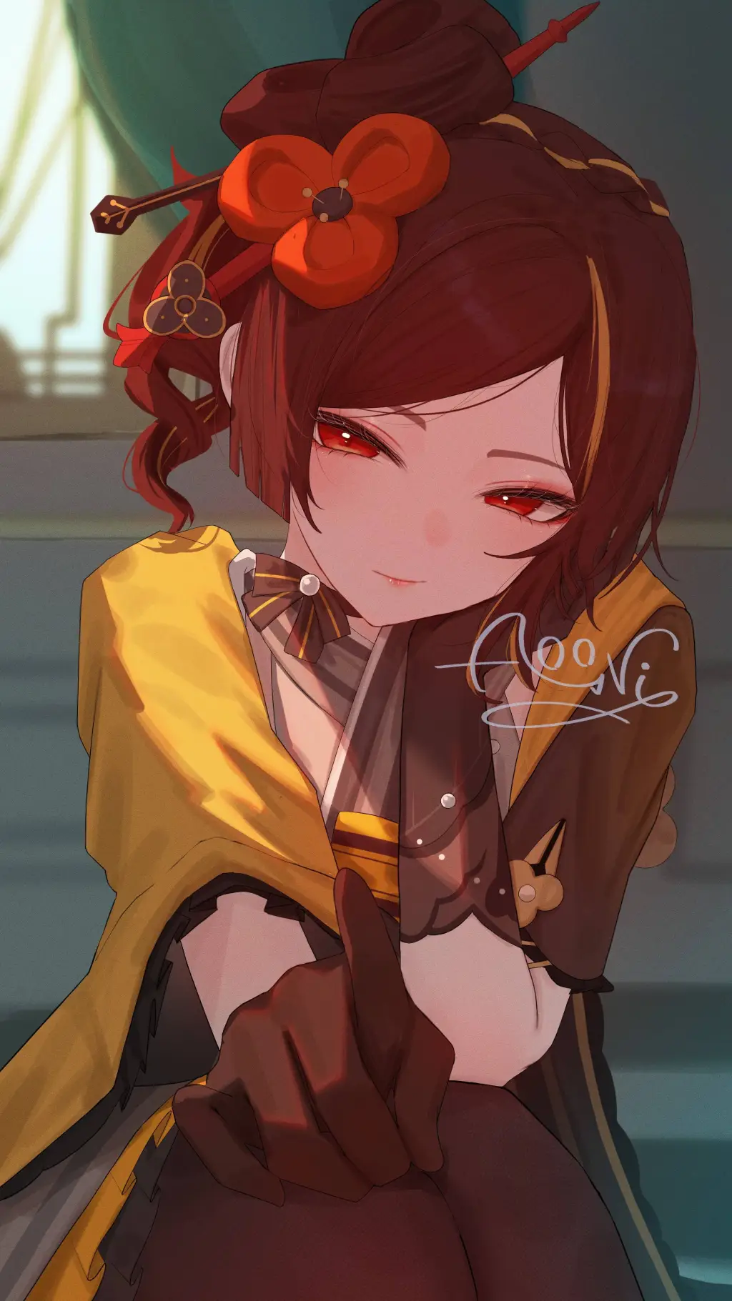 ai character: Chiori background